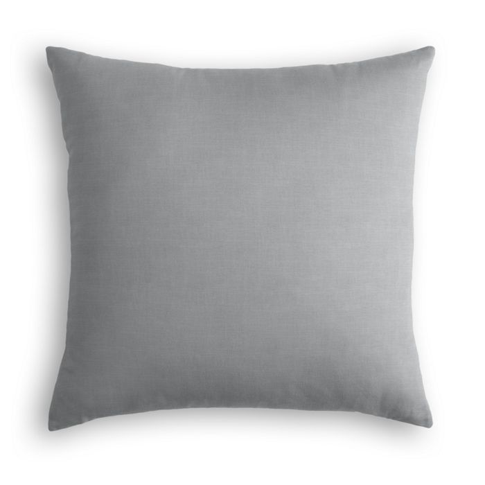 Throw Pillow in Classic Linen - Cement