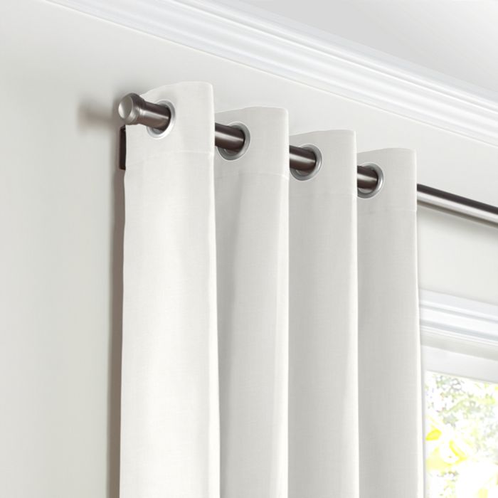 Grommet Drapery in Classic Linen - Cloud