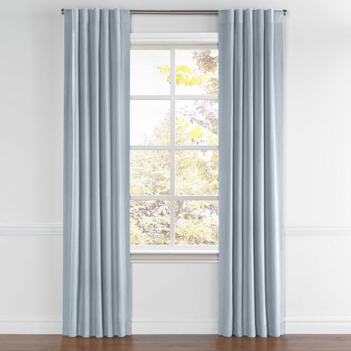 Back Tab Curtains in Classic Linen - Dusk
