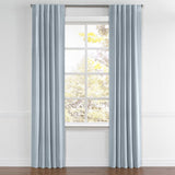 Back Tab Curtains in Classic Linen - Storm