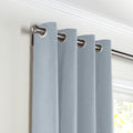 Grommet Drapery in Classic Linen - Storm