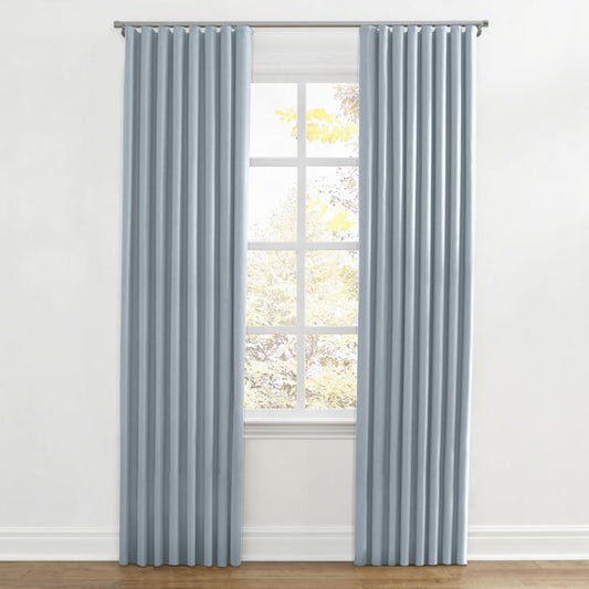 Ripplefold Drapery in Classic Linen - Storm