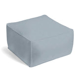 Square Pouf in Classic Linen - Storm