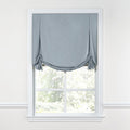 Tulip Roman Shade in Classic Linen - Storm