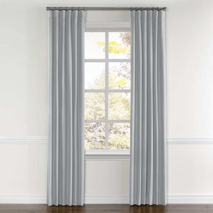 Convertible Drapery in Classic Linen - Gray