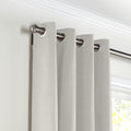 Grommet Drapery in Classic Linen - Heathered Dove