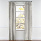 Pinch Pleat Drapery in Classic Linen - Heathered Dove