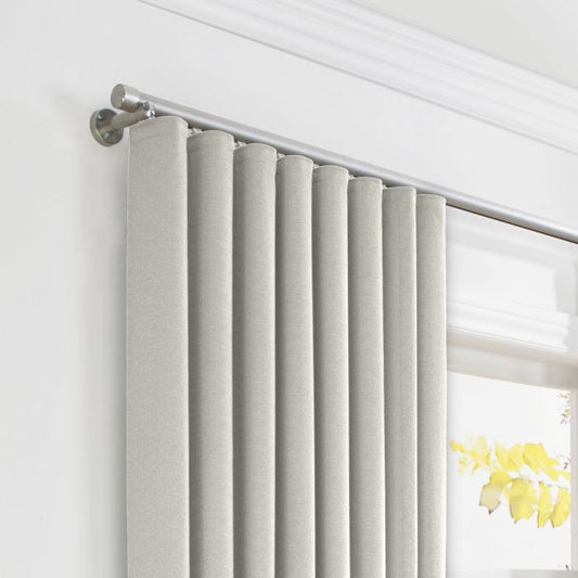 Ripplefold Drapery in Classic Linen - Heathered Dove