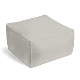 Square Pouf in Classic Linen - Heathered Dove