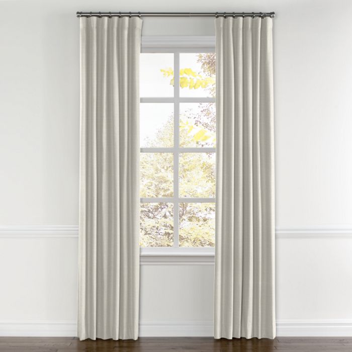 Convertible Drapery in Classic Linen - Heathered Flax