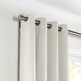 Grommet Drapery in Classic Linen - Heathered Flax