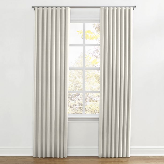 Ripplefold Drapery in Classic Linen - Heathered Flax