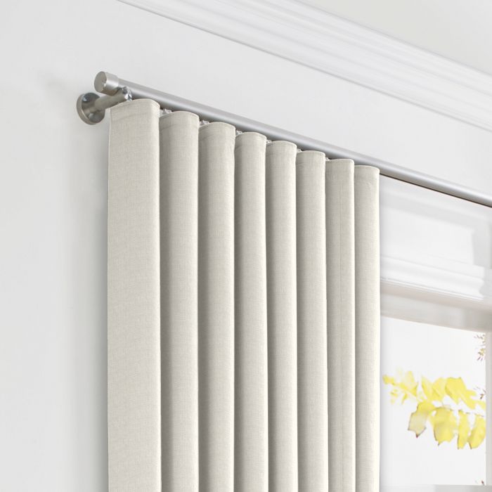 Ripplefold Drapery in Classic Linen - Heathered Flax