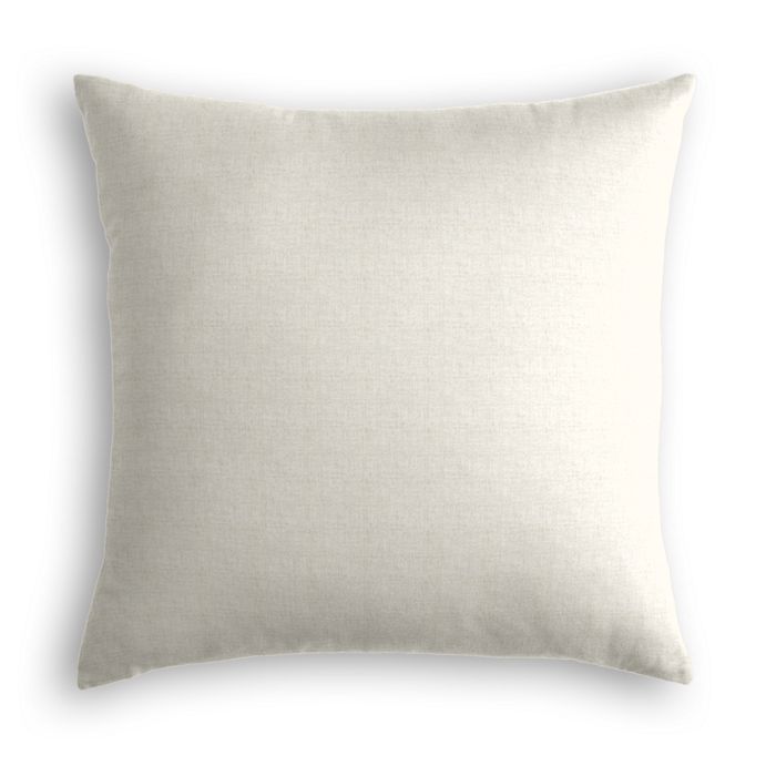 Throw Pillow in Classic Linen - Heathered Flax