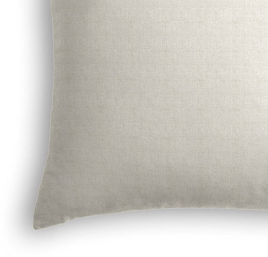 Throw Pillow in Classic Linen - Heathered Flax