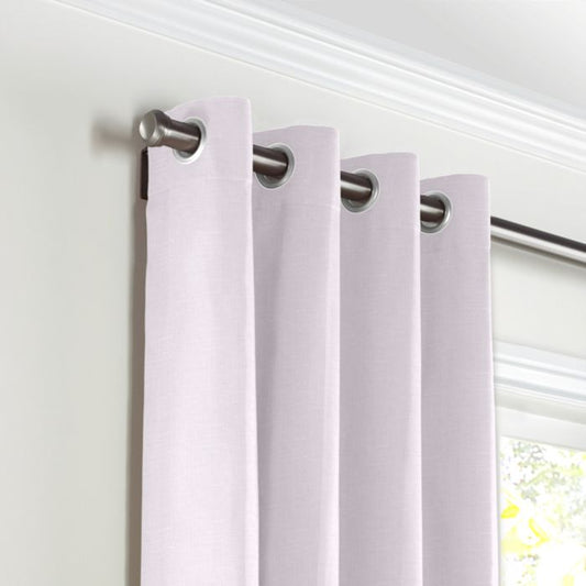 Grommet Drapery in Classic Linen - Lavender