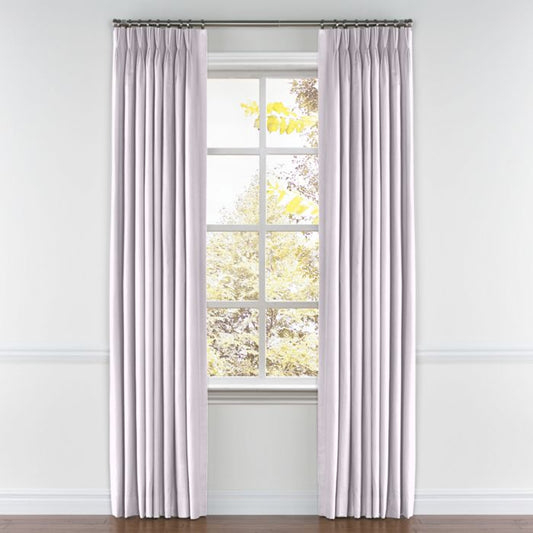 Pinch Pleat Drapery in Classic Linen - Lavender