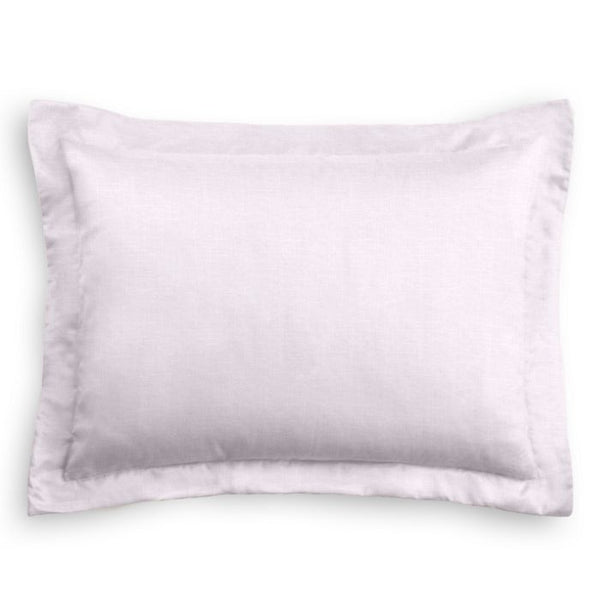 Pillow Sham in Classic Linen - Lavender – Loom Decor