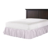 Ruffle Bedskirt in Classic Linen - Lavender