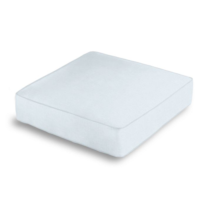Box Floor Pillow in Classic Linen - Mineral