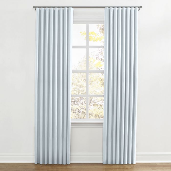 Ripplefold Drapery in Classic Linen - Mineral