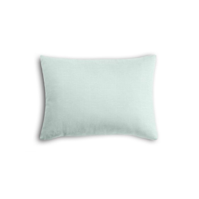 Boudoir Pillow in Classic Linen - Mint