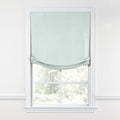 Relaxed Roman Shade in Classic Linen - Mint