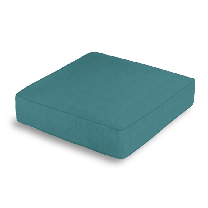 Box Floor Pillow in Classic Linen - Nile