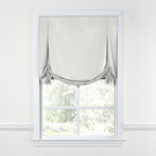 Tulip Roman Shade in Classic Linen - Oat