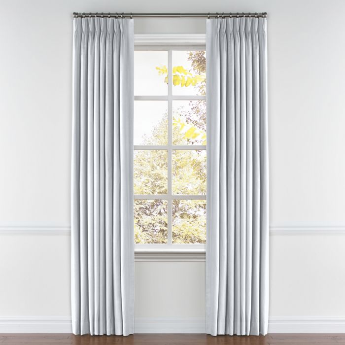Pinch Pleat Drapery in Classic Linen - Opal