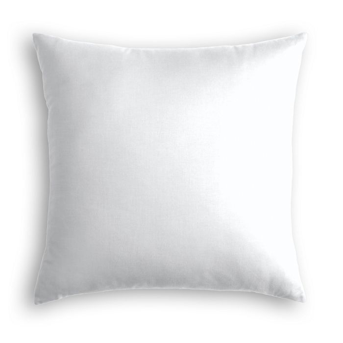 Throw Pillow in Classic Linen - Optic White