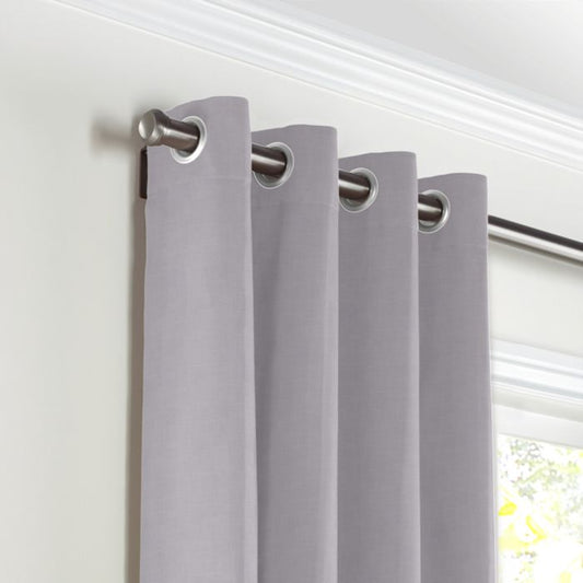 Grommet Drapery in Classic Linen - Orchid