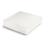 Box Floor Pillow in Classic Linen - Oyster