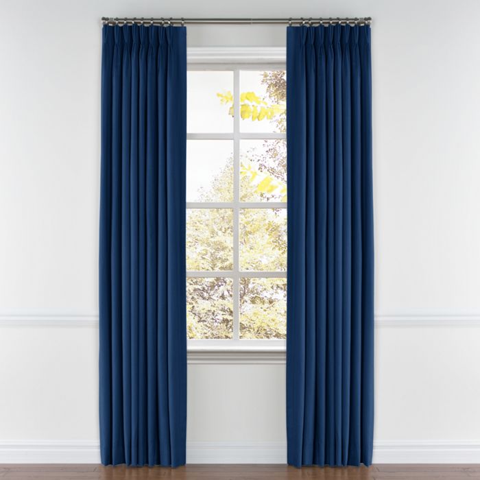 Pinch Pleat Drapery in Classic Linen - Patriot