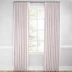 Euro Pleat Drapery in Classic Linen - Petal