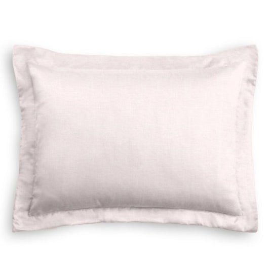 Pillow Sham in Classic Linen - Petal