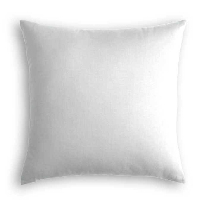 Euro Sham in Classic Linen - Silver