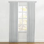 Ripplefold Drapery in Classic Linen - Silver