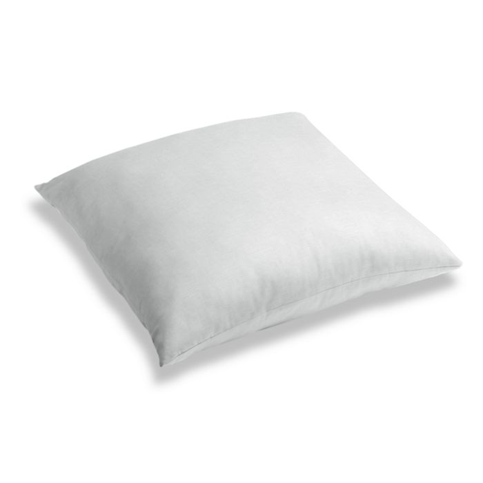Simple Floor Pillow in Classic Linen - Silver