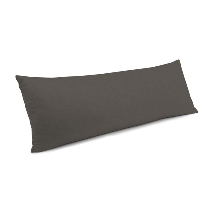 Large Lumbar Pillow in Classic Linen - Smoke