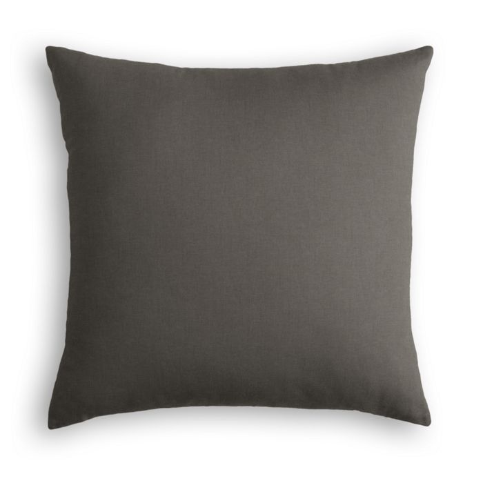 Throw Pillow in Classic Linen - Smoke