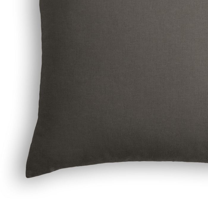 Throw Pillow in Classic Linen - Smoke