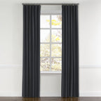 Convertible Drapery in Classic Linen - Steel