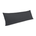 Large Lumbar Pillow in Classic Linen - Steel