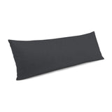 Large Lumbar Pillow in Classic Linen - Steel