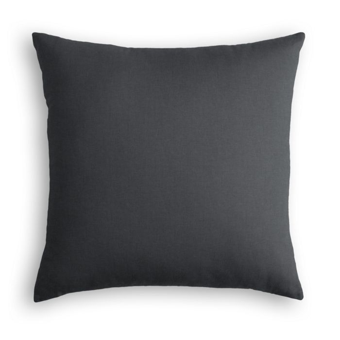 Throw Pillow in Classic Linen - Steel