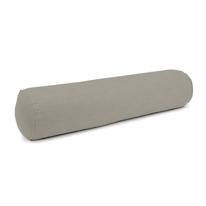 Bolster Pillow in Classic Linen - Stone