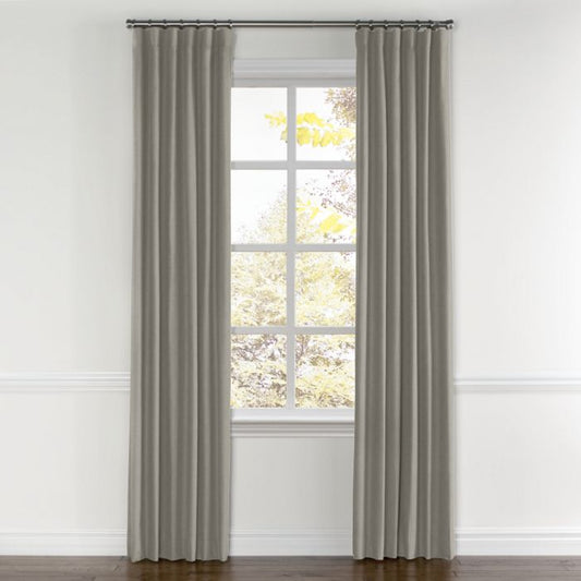 Convertible Drapery in Classic Linen - Stone