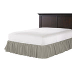 Ruffle Bedskirt in Classic Linen - Stone
