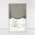 Tulip Roman Shade in Classic Linen - Stone